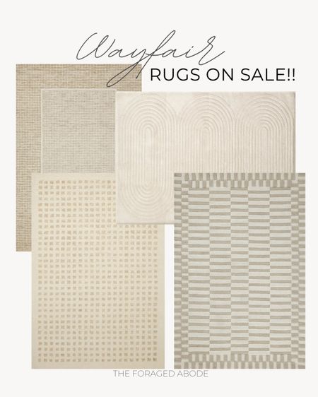 Neutral rugs on sale now!! 

#LTKHome #LTKSummerSales #LTKSaleAlert