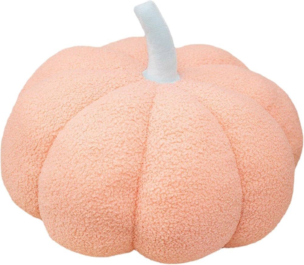 8" Halloween Pumpkin Pillow Decor, Pumpkin Plush Pillow Fleece Stuffed Pumpkins Decoration Hallow... | Amazon (US)