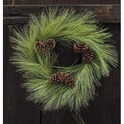 Country Crafts Fine Woody Needle Pine Wreath - 24" FISB63000 | Amazon (US)