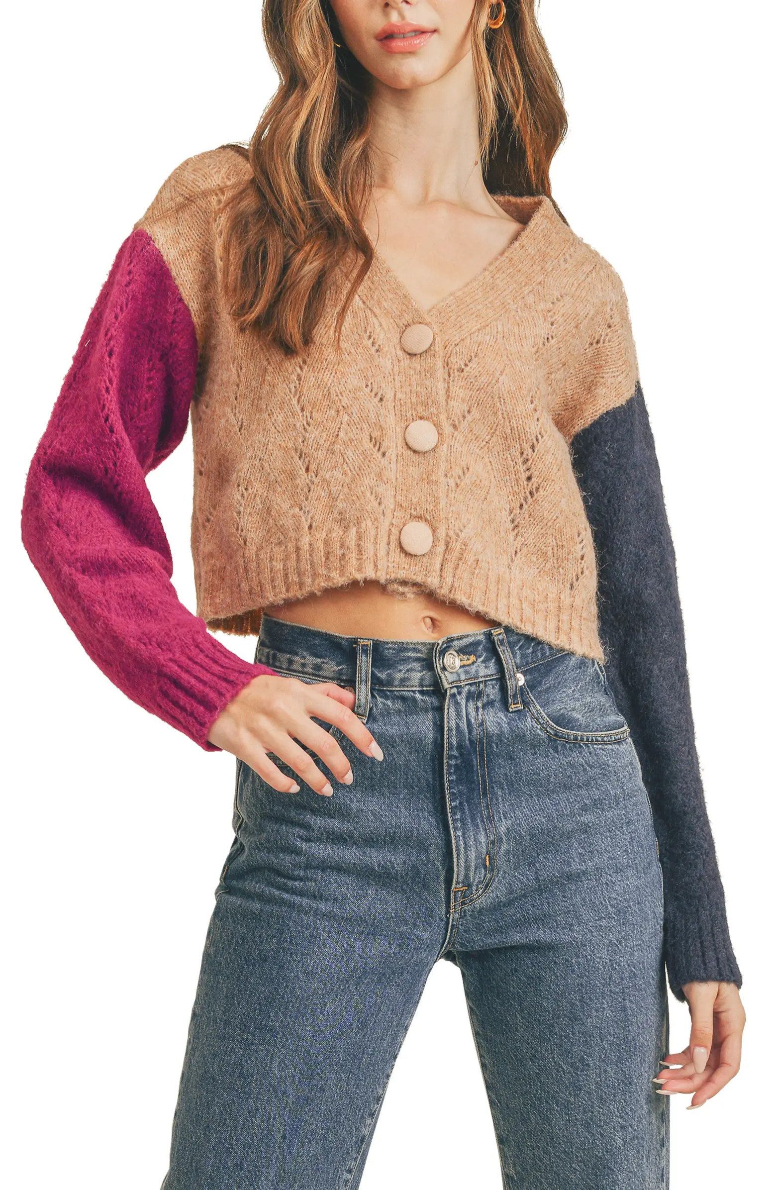 Lush Colorblock Cardigan | Nordstromrack | Nordstrom Rack