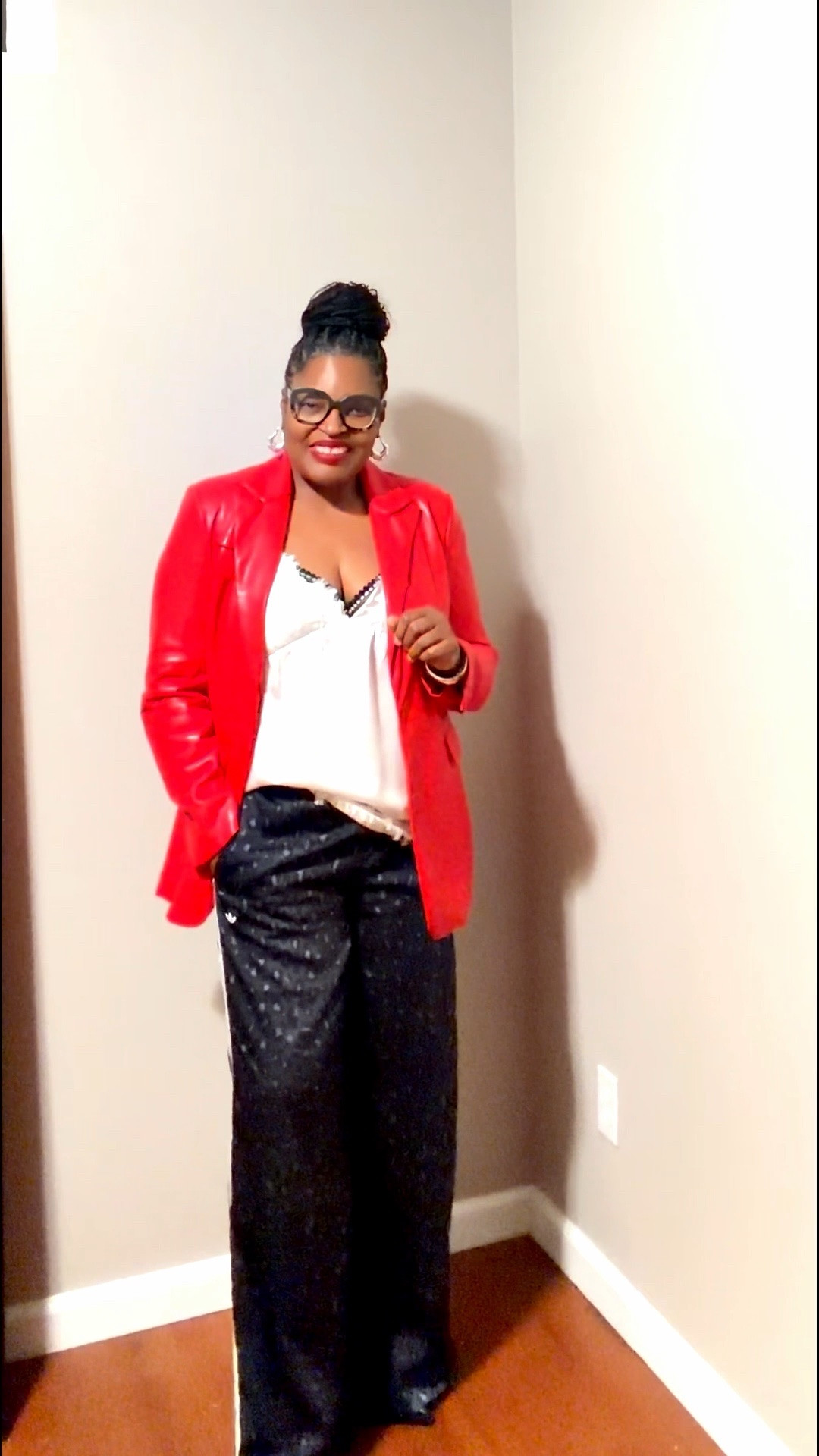 When you can mix athletic wear with a faux leather blazer and a lace camisole! It’s my definition of Juxtaposition!


#LTKootd #LTKOver40 #LTKgrwm