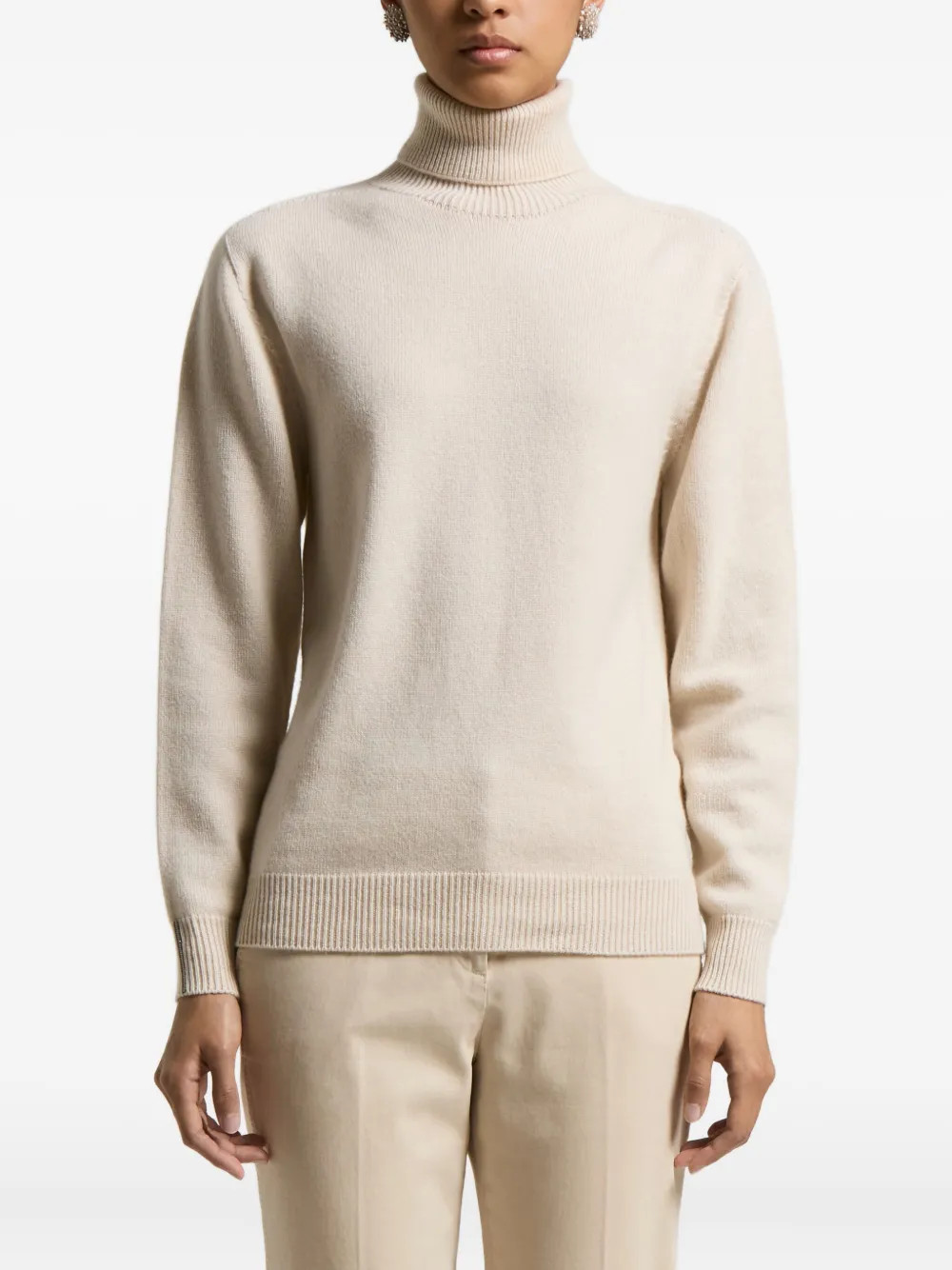 Peserico turtleneck cashmere sweater - Neutrals | Farfetch Global