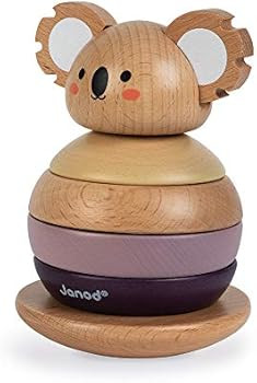 Janod World Wildlife Federation – Wooden Tumbling Koala - 6 Piece Set – Ages 12 Months+ - J08... | Amazon (US)