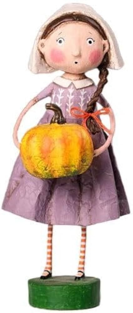 ESC and Company Lori Mitchell Thanksgiving Pilgrim Molly Mayflower Girl Figurine, 7 Inches Tall, ... | Amazon (US)