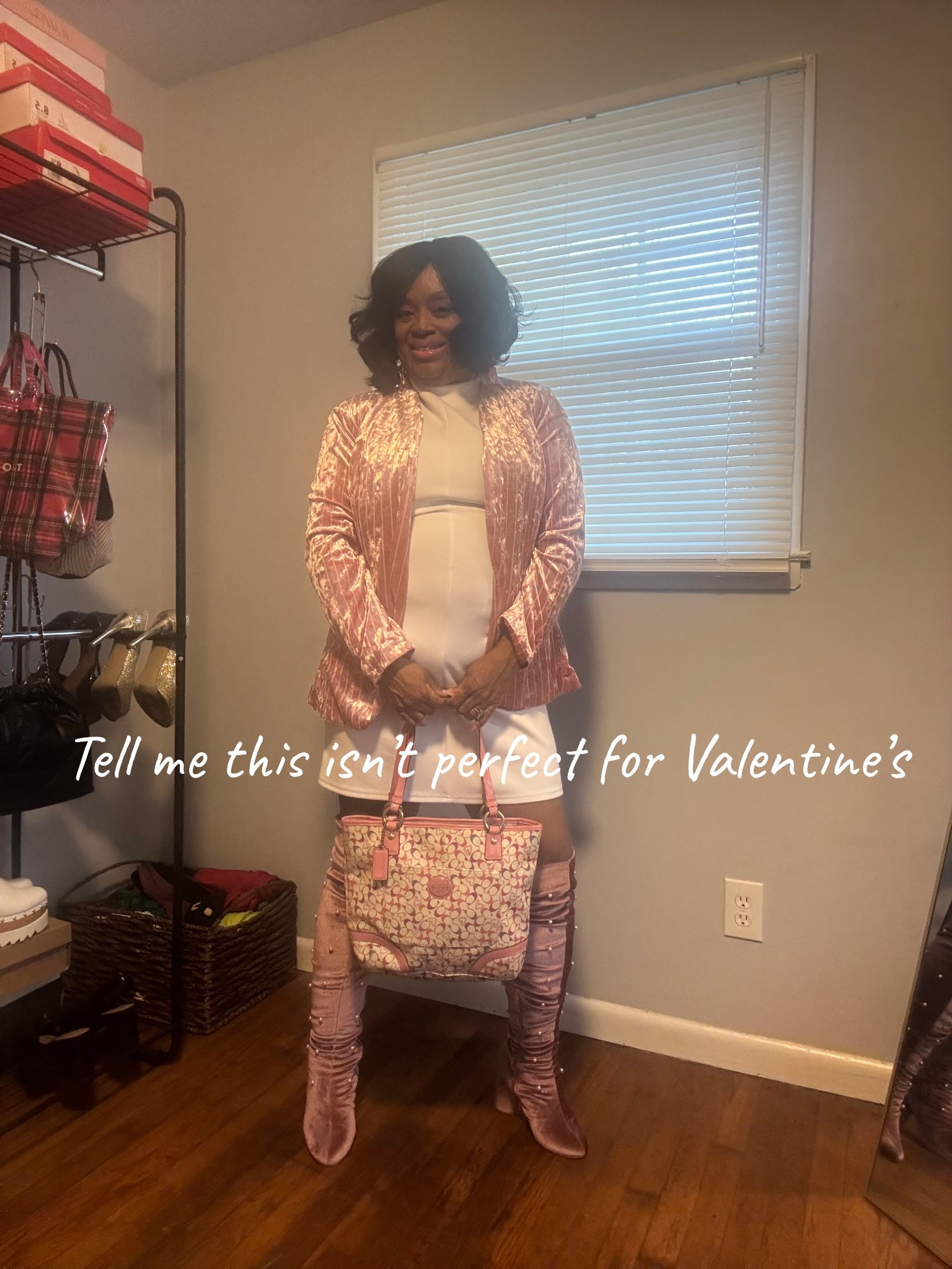 Would you wear this? 

#LTKootd #LTKValentine #LTKOver40