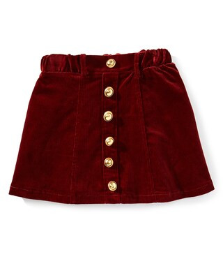 A Loves A Little Girls Corduroy A-Line Flocked Skirt | Dillard's | Dillard's