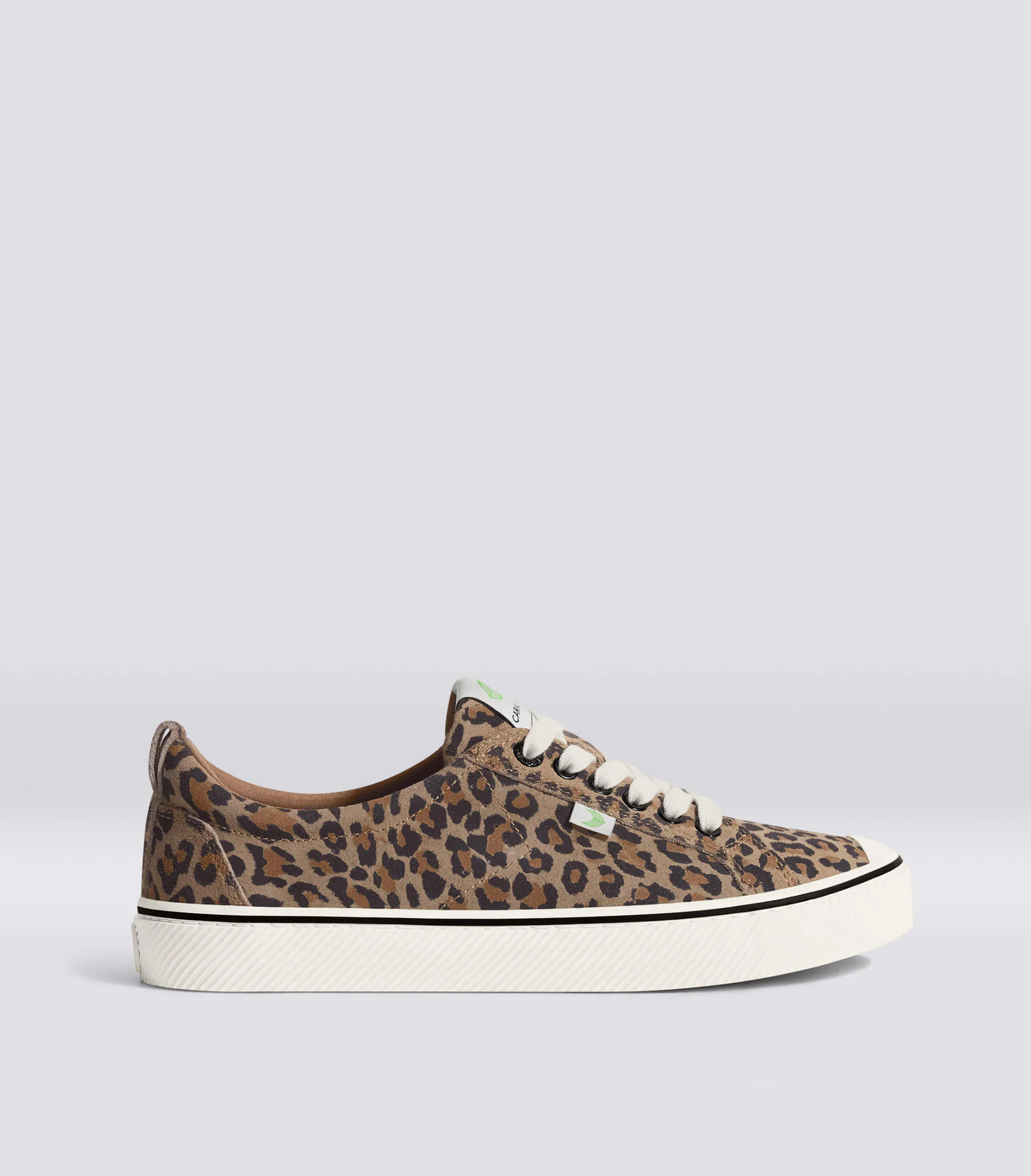 Women's Low Top Leopard Print Suede Sneakers | Oca Low | Cariuma