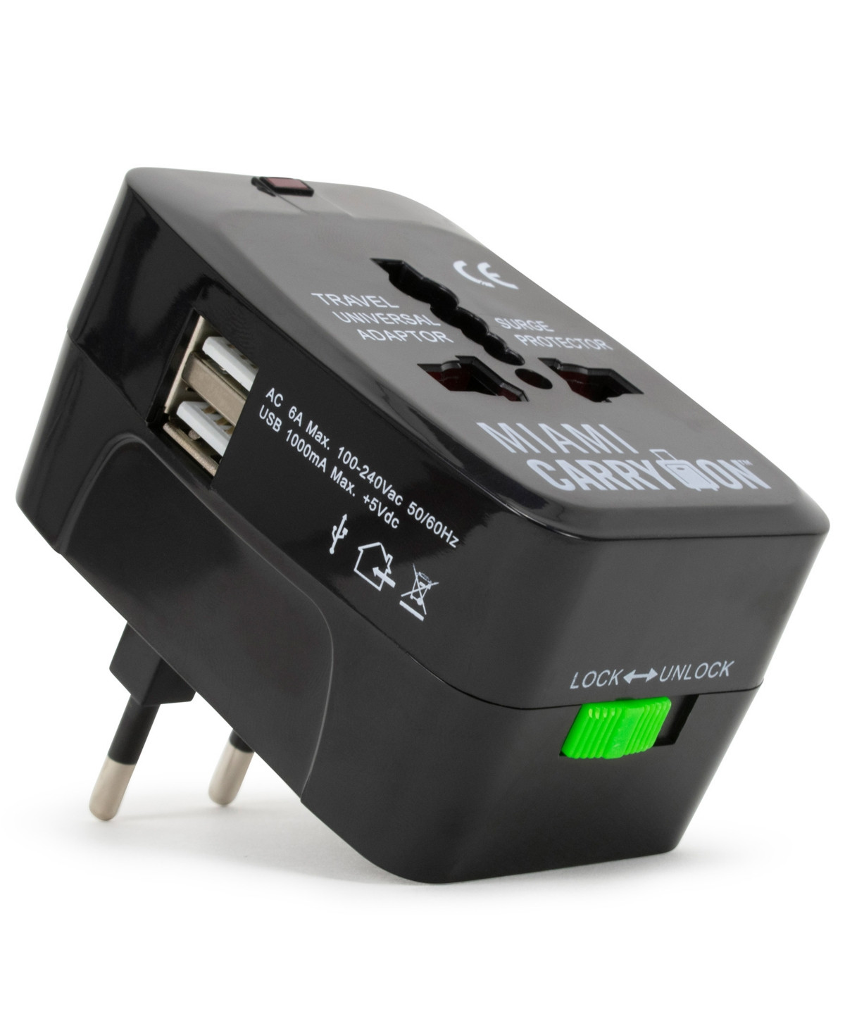 International Travel Adapter with Two Usb Ports | Macys (US)