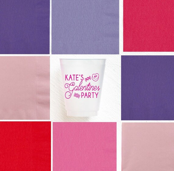 Happy Galentines day cups Galentines day party favors | Etsy | Etsy (US)