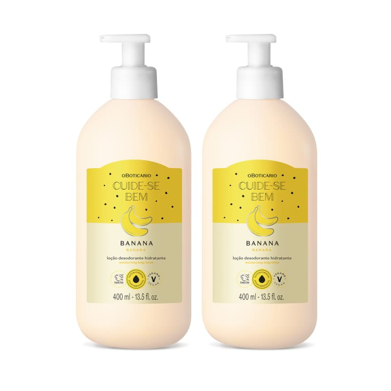 Combo Loção Corporal Cuide-se Bem Feira Banana (2 itens) | O Boticário | oBoticario (BR)