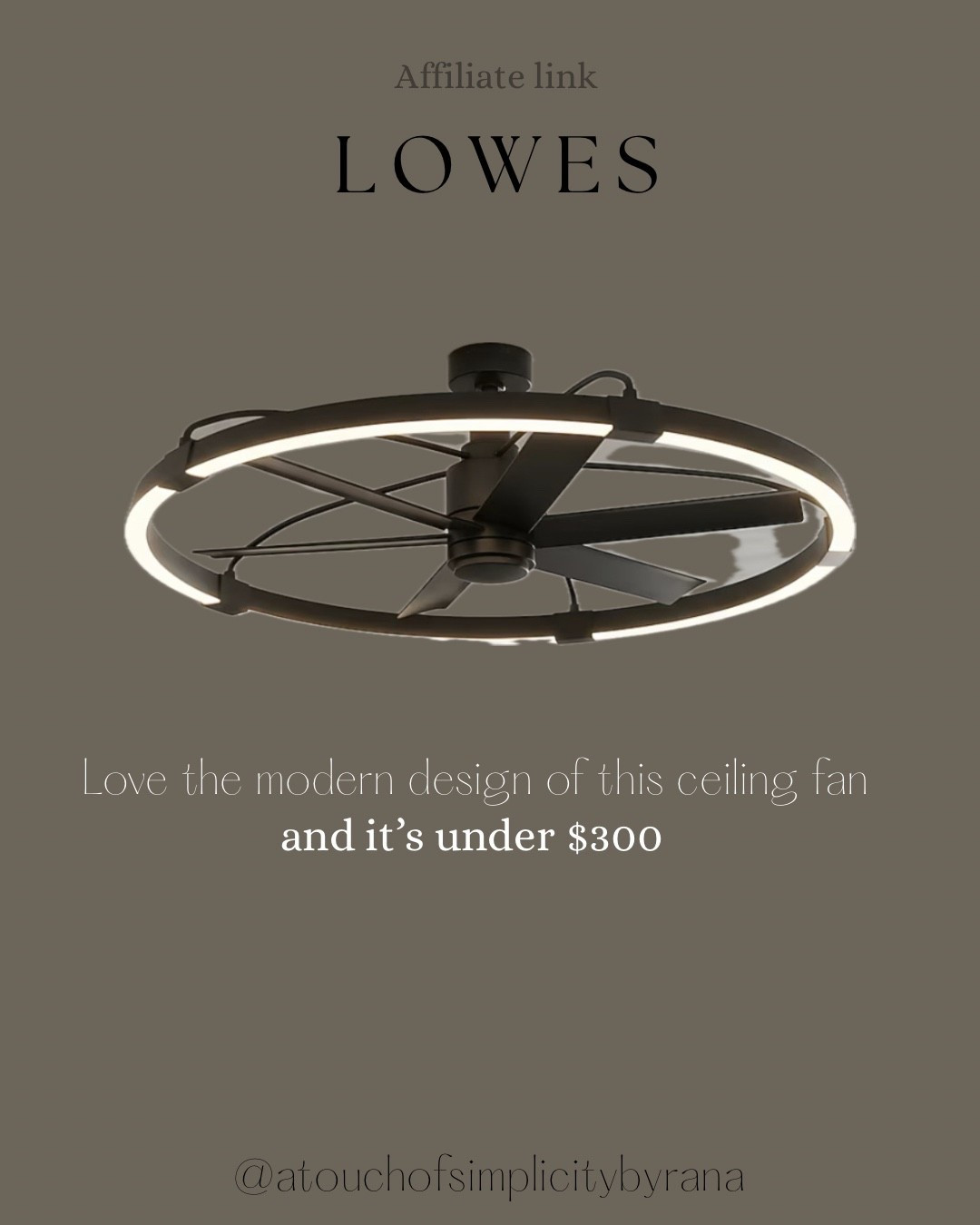 Love the modern design of this ceiling fan @lowes ! 

Ceiling fan, ceiling fan with light, modern ceiling fan, Lowe’s finds , Harbor Breeze, outdoor ceiling fan, matte black, remote controlled

#LTKHome