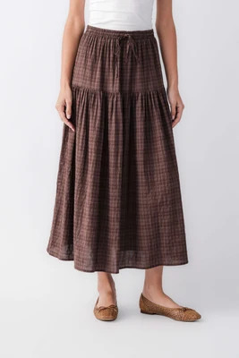 Things Between Plaid Maxi Skirt | Social Threads