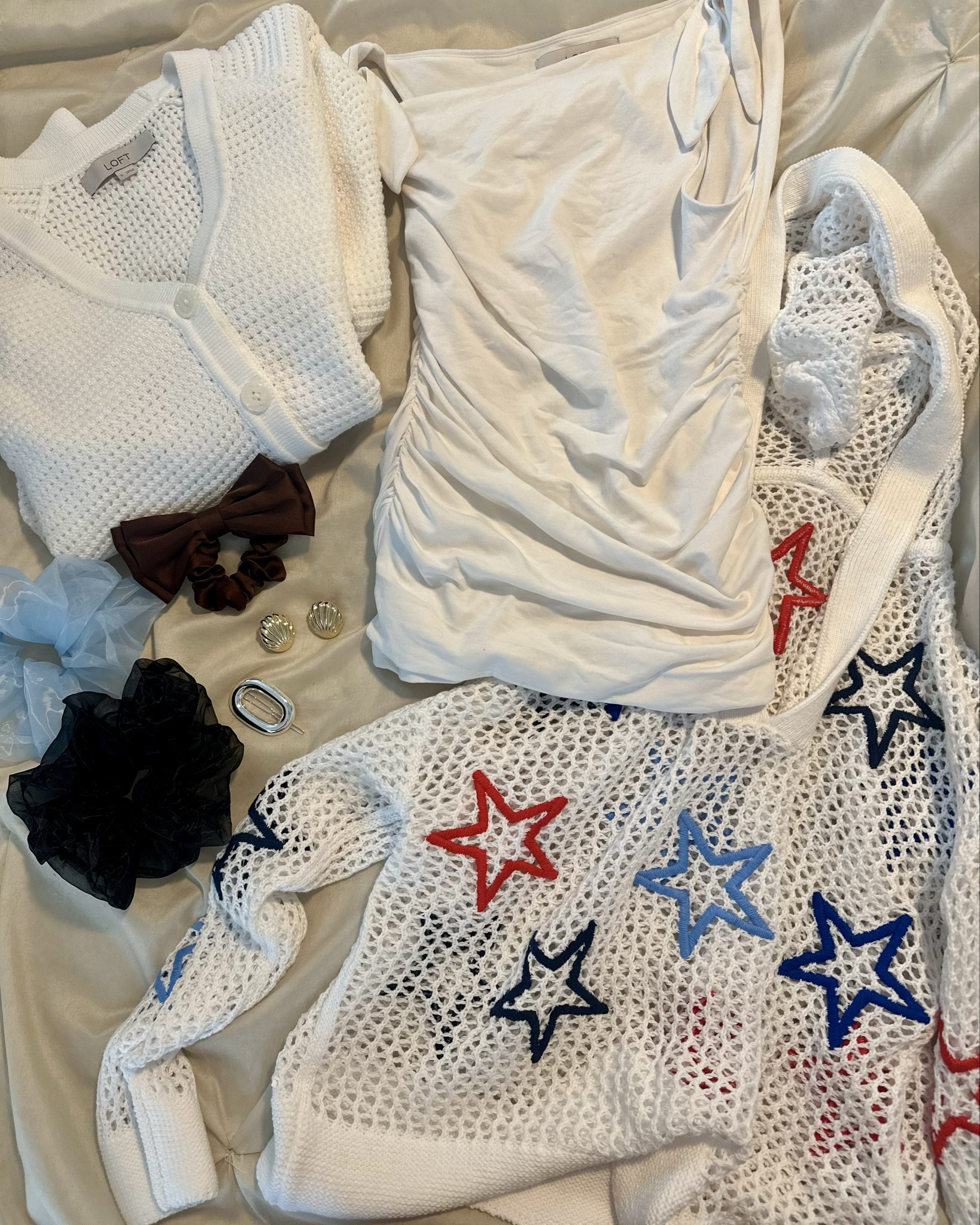 Everything on SALE NOW!  🚨 

I especially adore the star hoodie sweater, perfect for 4th of July for over your bathing suit / tank tops. 

#LTKParties #LTKSummerEdit #LTKSaleAlert
