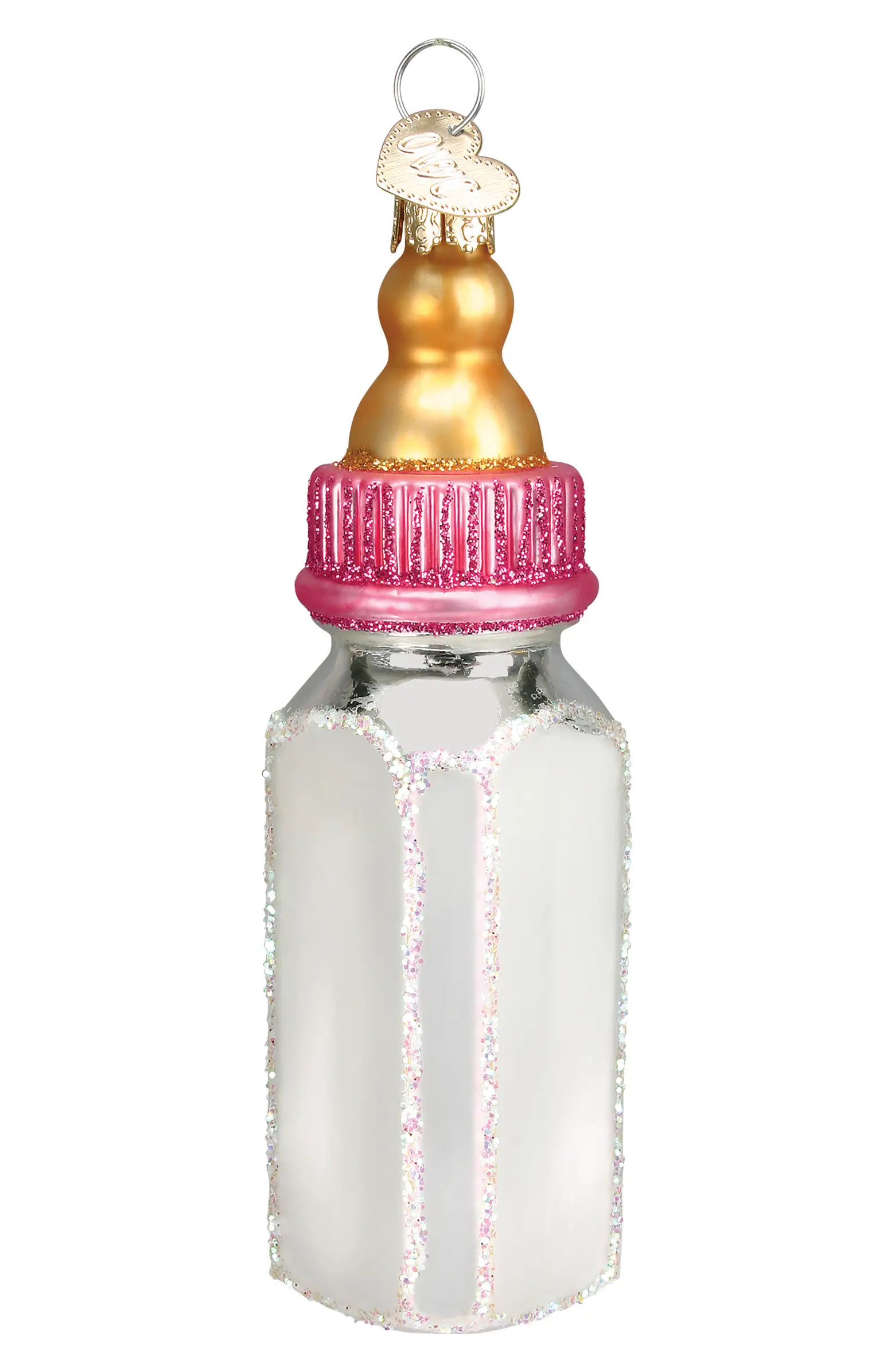Old World Christmas Baby Bottle Glass Ornament | Nordstrom | Nordstrom
