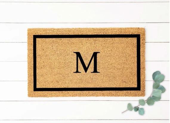 Monogram Doormat Personalized Doormat Custom Doormat | Etsy | Etsy (US)