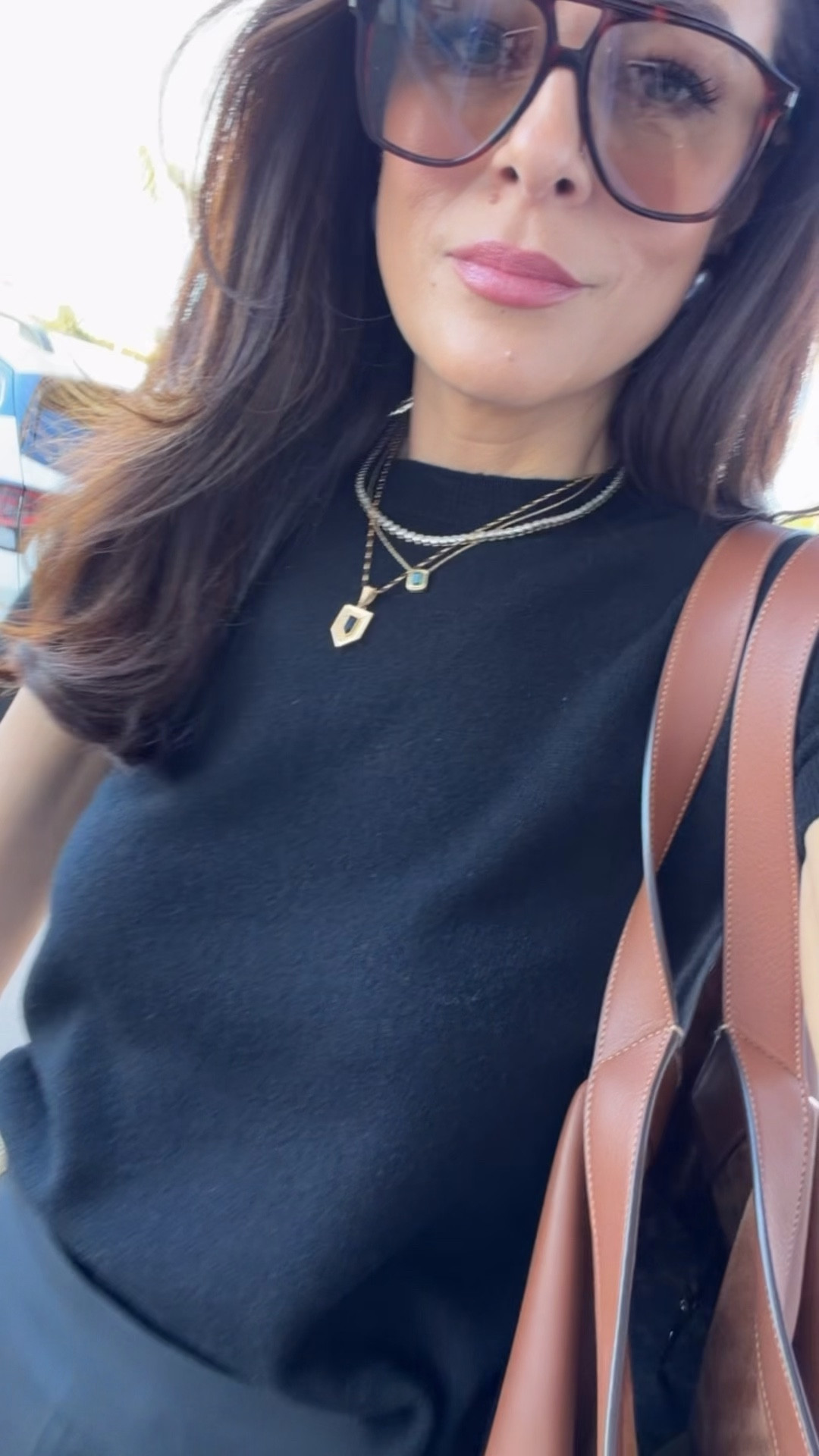 XS knit
0 pants 
Lipliner Wherever walnut 
Gloss Persimmon 


#LTKOver40 #LTKootd #LTKmomlife