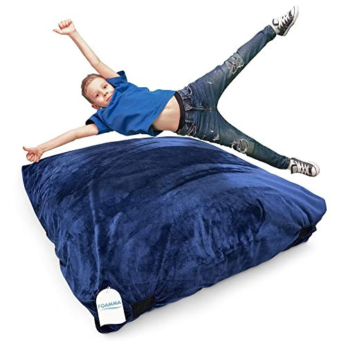 Foamma Crash Pad – (48’’ X 48’’) (4 Ft X 4 Ft) – Sensory Crash Pad with Foam Blocks for Autistic Kids, Soft Fabric & Washable Cover – Ideal for Kids and Adults to Jump, Play, or Relax | Amazon (US)