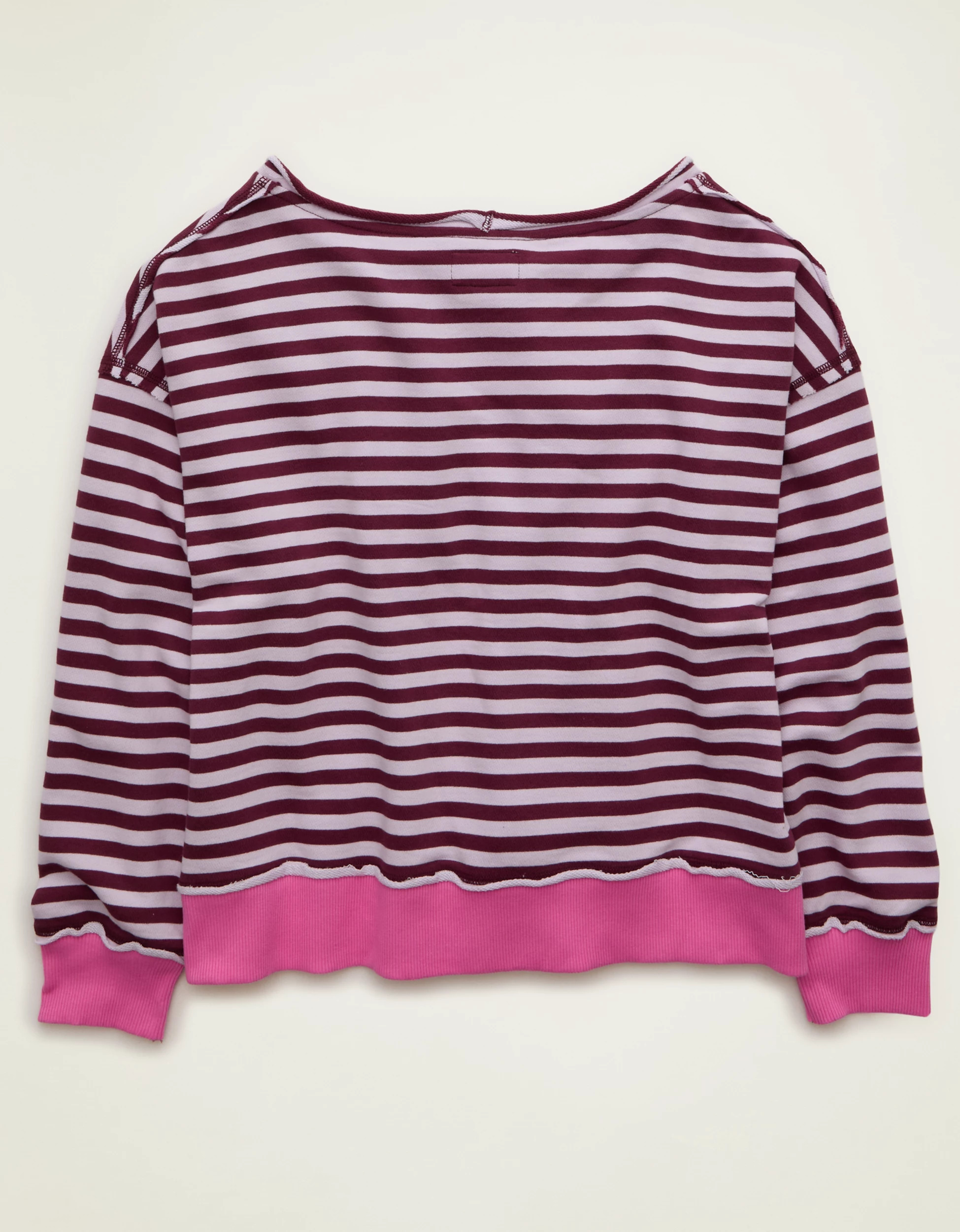 AE On a Roll Off-the-Shoulder Sweatshirt | American Eagle Outfitters (US & CA)