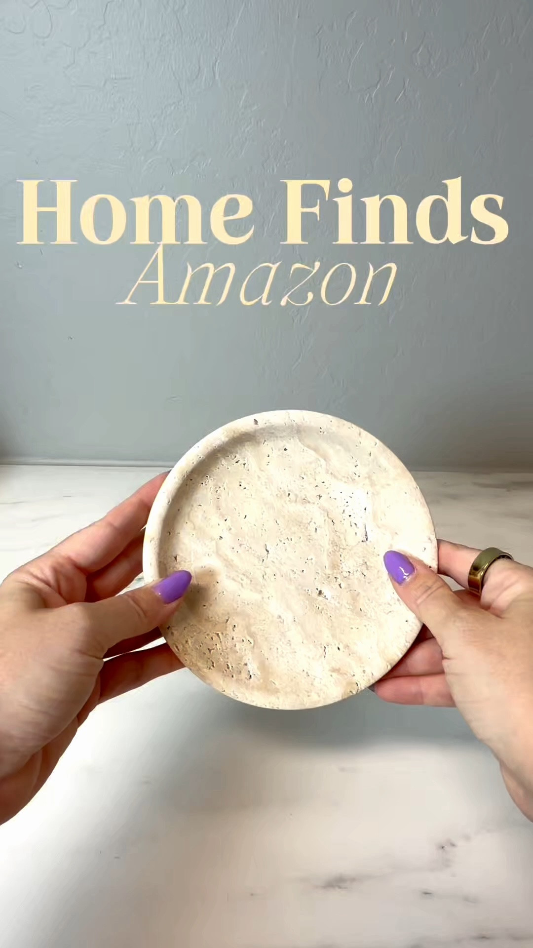 This travertine trinket bowl is the perfect little catchall for your dresser, nightstand, or vanity. 🤍 Use it for rings, earrings, jewelry, keys, or other tiny everyday essentials while adding a warm, minimalist touch to your space. If you love neutral bedroom decor, stone accents, and elevated Amazon home finds, save this idea and shop the trinket bowl on Amazon.

#LTKU #LTKHome #LTKvlog