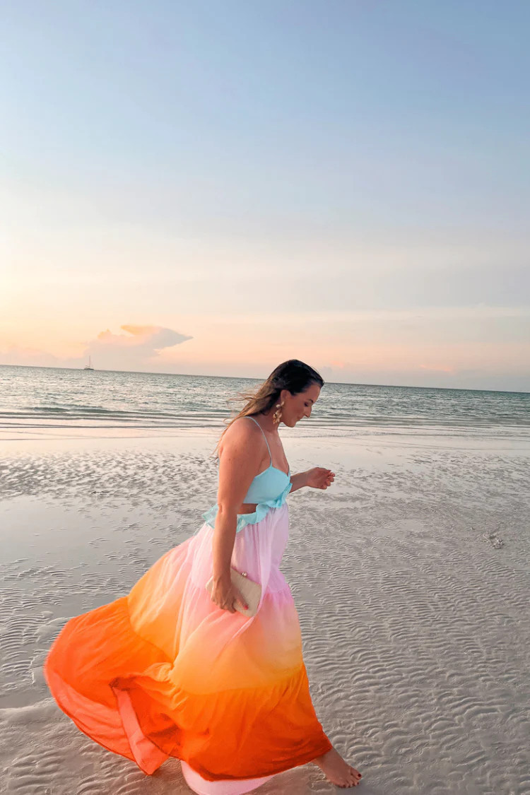 Sunset Ombre Maxi Dress | Confête