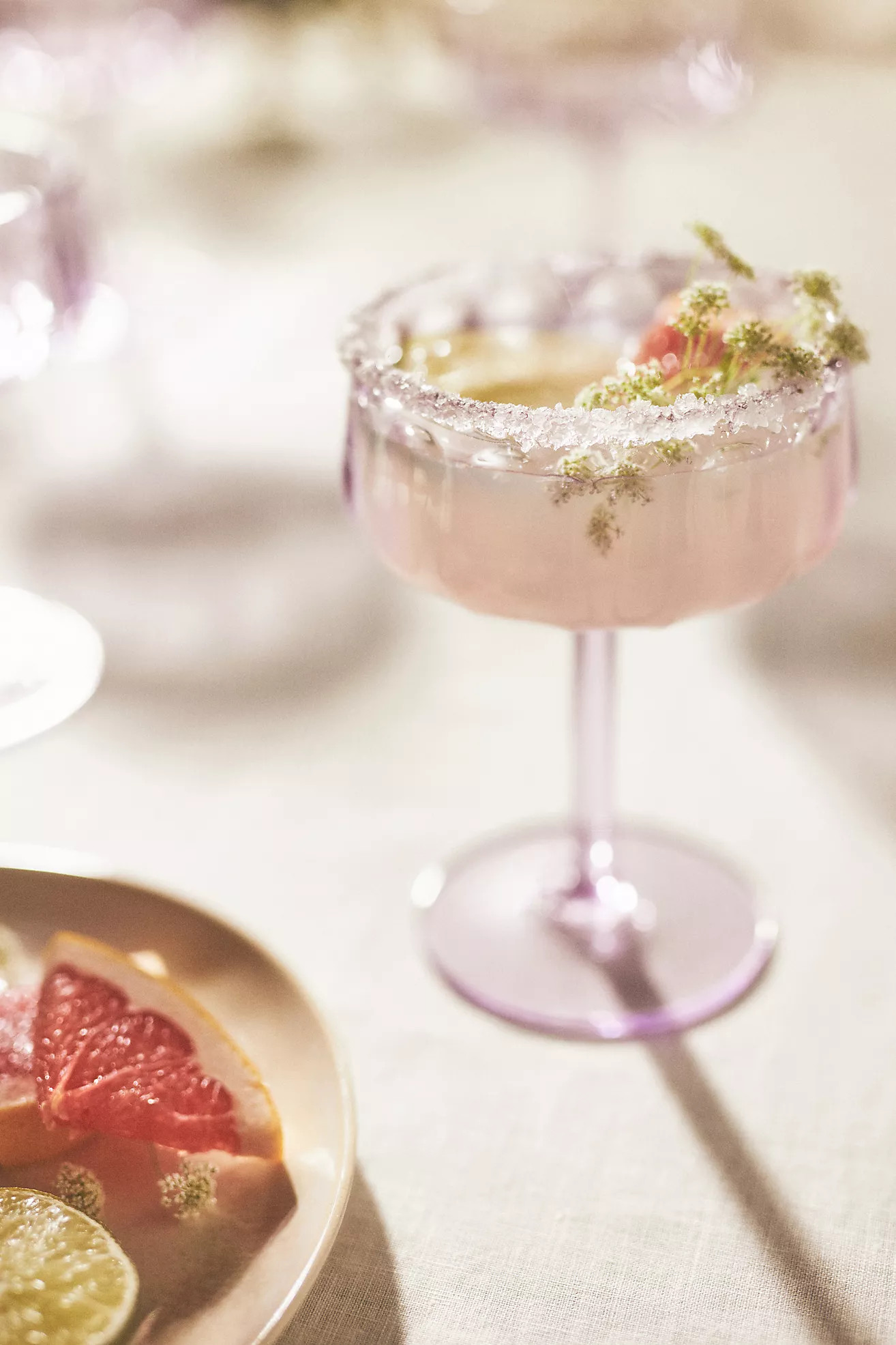 Lucia Acrylic Coupe Glasses, Set of 4 | Anthropologie (US)