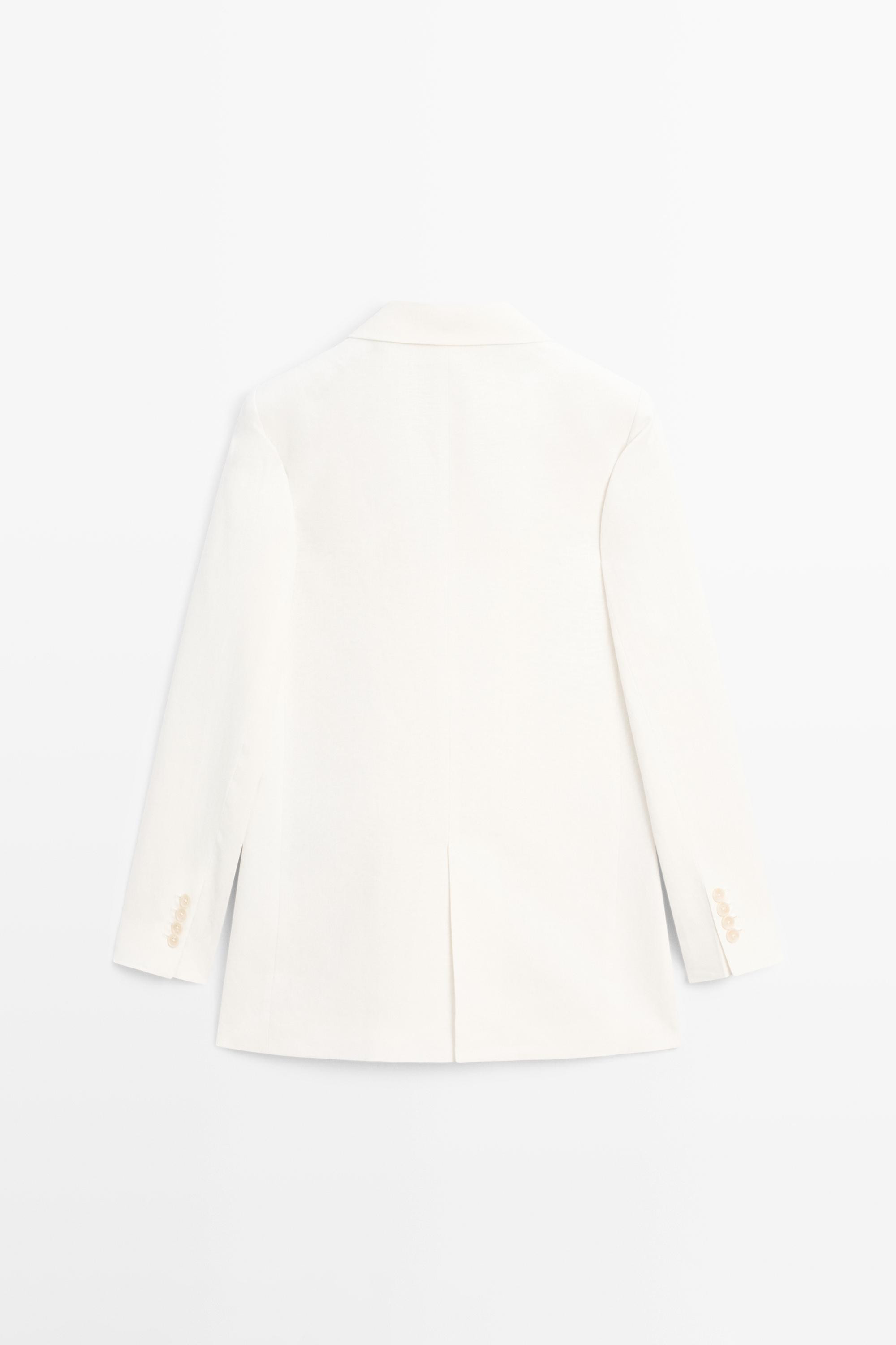 100% linen oversize blazer | Massimo Dutti UK