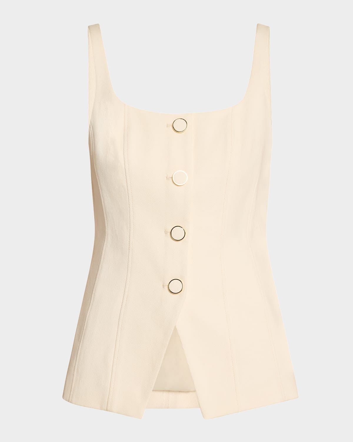 Liana Fitted Sleeveless Top | Neiman Marcus
