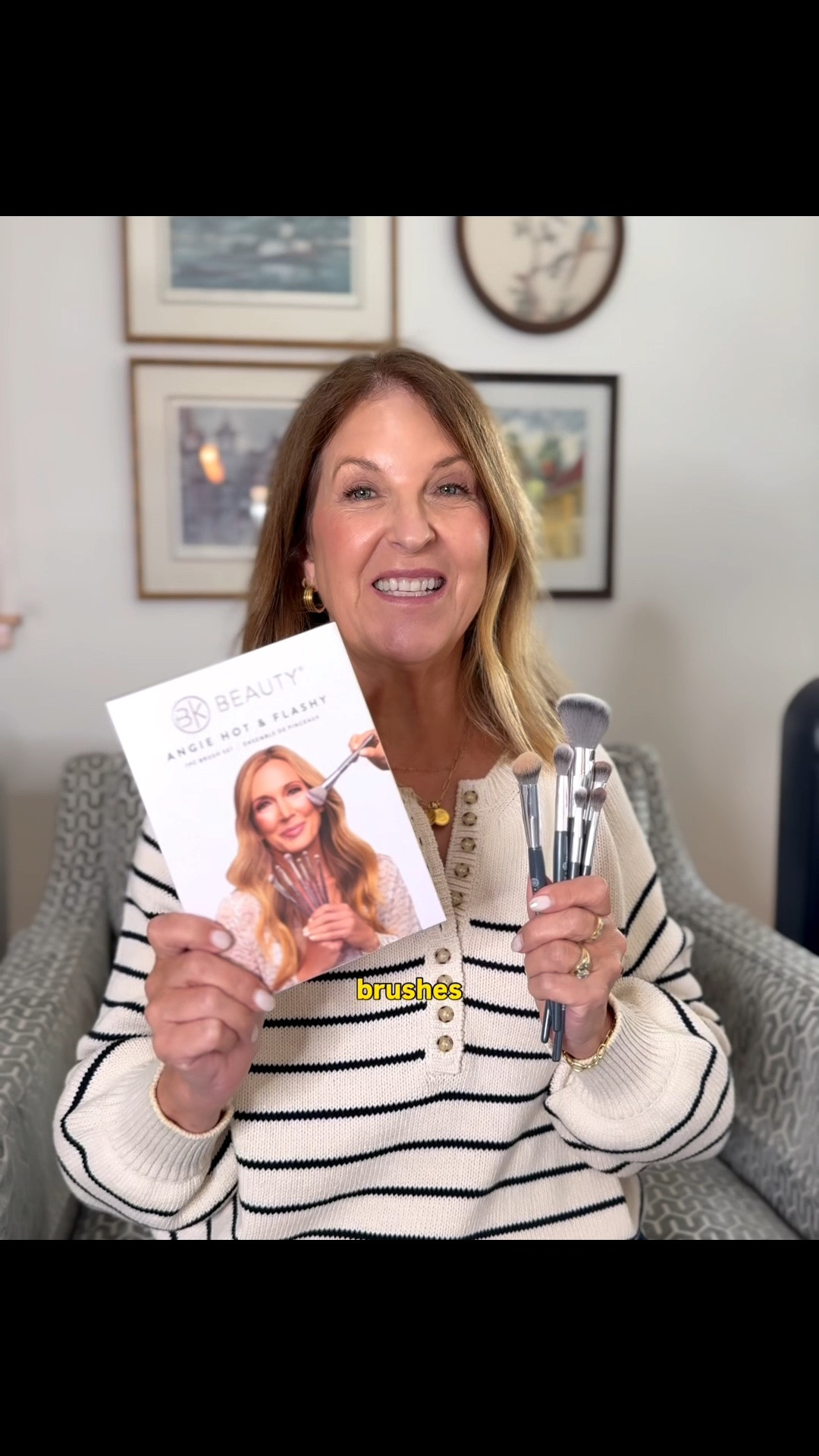 BK Beauty Angie Hot & Flashy brush set. 

These have been on my wishlist for a while, and I finally got them. The bristles are soft, and the brushes are numbered with a note on how to use them.  Love them!

#LTKSaleAlert #LTKOver40 #LTKBeauty