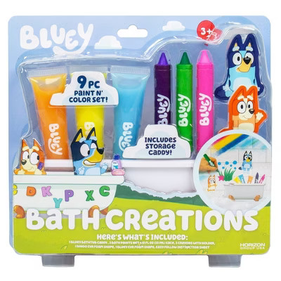 Bluey Bath Creations: Silicone Craft Activity Kit with Molds for Kids | Target