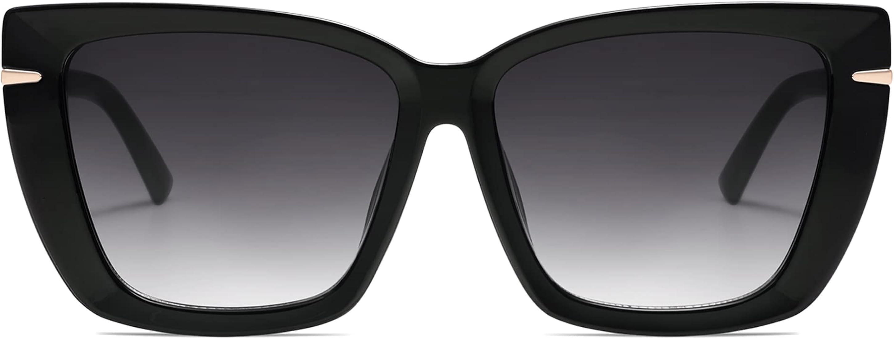 SOJOS Oversized Cat Eye Sunglasses Womens Retro Vintage 70s Trendy Stylish Shades SJ2231 | Amazon (US)