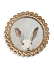 12x12 Close Up Rabbit Round Wall Art | Pillows & Decor | Marshalls | Marshalls