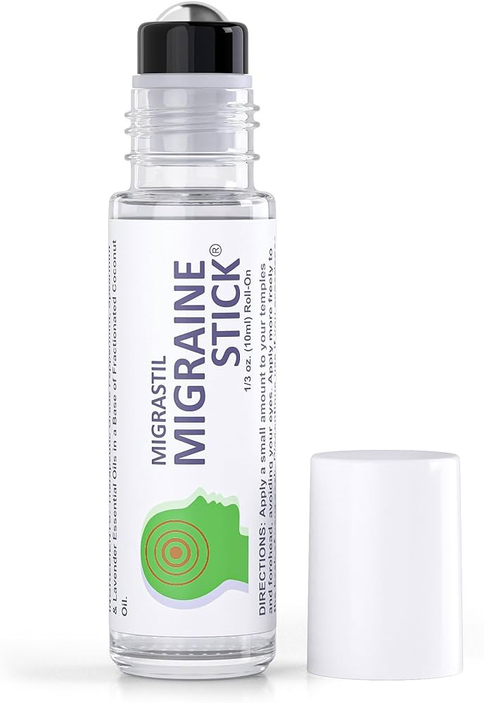 Basic Vigor Migrastil Migraine Stick Rollon - Fast Cooling Comfort for Your Head. Aromatherapy wi... | Amazon (US)