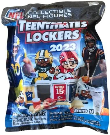 Party Animal Teenymates 2022 - 2023 Lockers NFL Series 11 Football Figures, 1 Mystery Pack | Amazon (US)