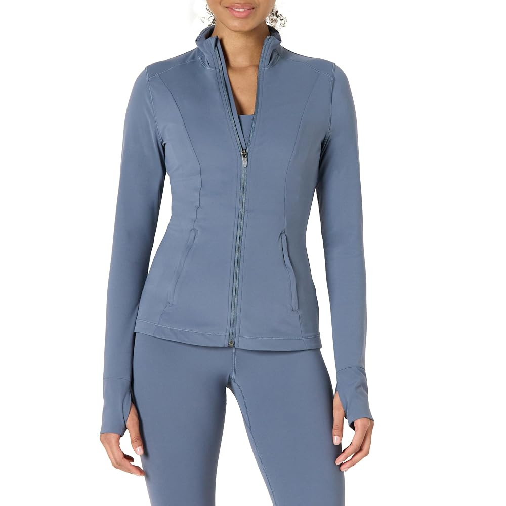 Amazon Essentials Women's Active FormFlex Buttery Soft Slim Fit Full Zip Jacket | Amazon (US)