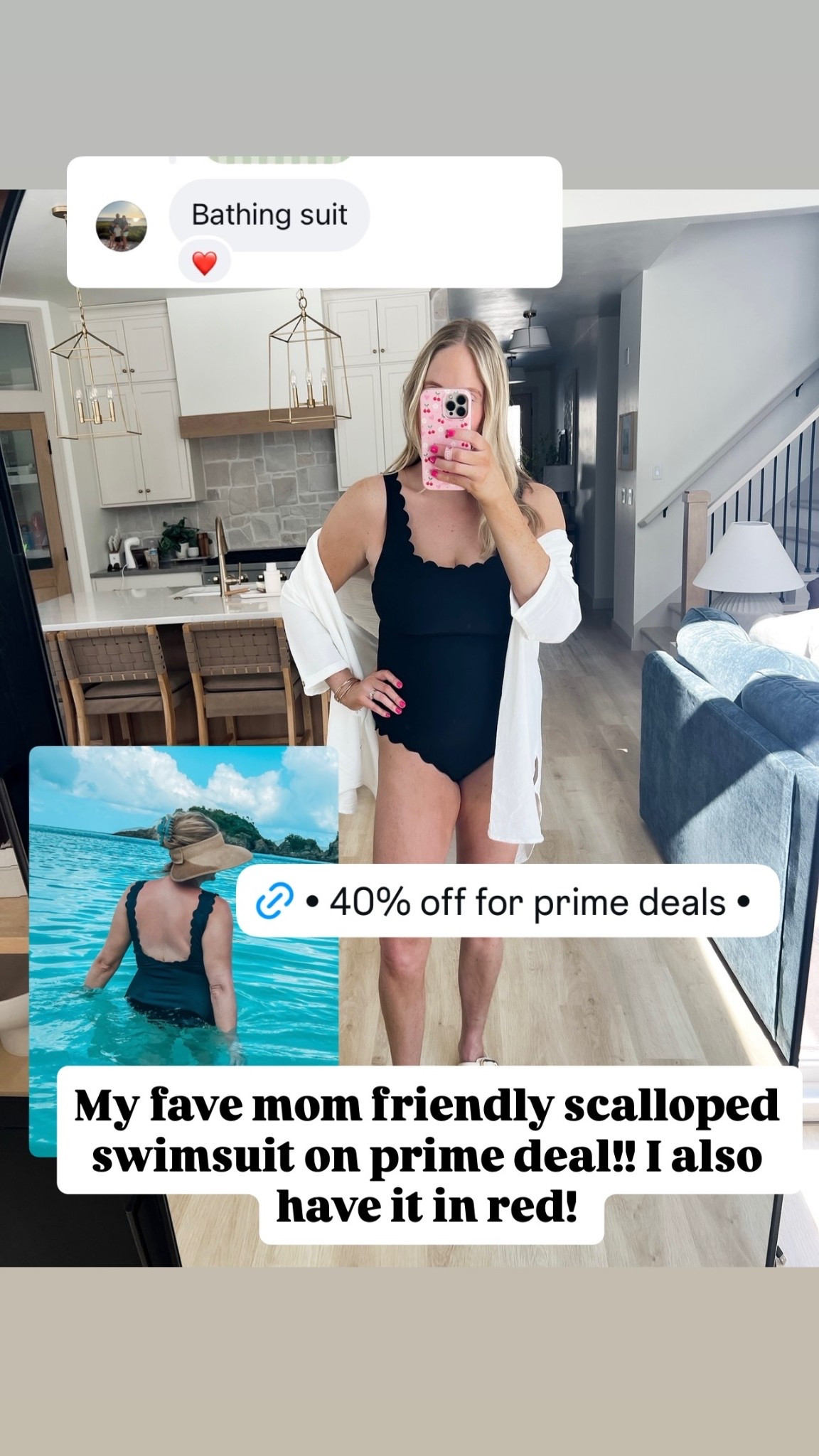My fave mom friendly scalloped swimsuit on prime deal!! I also have it in red!

#LTKmomlife #LTKootd #LTKSaleAlert