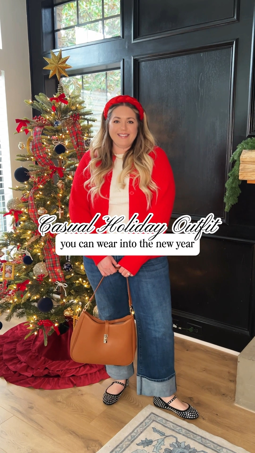 A casual holiday look you can wear now and straight into the new year 🎄✨
Cozy layers, festive red, and comfy denim—perfect for Christmas Eve, family gatherings, or a low-key dinner out. Save this post for easy outfit inspo you can wear all season long ❤️

casual holiday outfit, holiday outfit inspo, midsize holiday outfit, festive casual look, red cardigan outfit, cozy holiday layers, Christmas outfit ideas, what to wear for Christmas Eve, holiday dinner outfit, winter casual style, everyday holiday look, jeans and cardigan outfit, comfortable holiday fashion, classic holiday colors, wearable holiday outfit, new year casual outfit, timeless winter style, midsize fashion inspo, cozy chic outfit, holiday wardrobe staples

#LTKHoliday #LTKMidsize #LTKootd