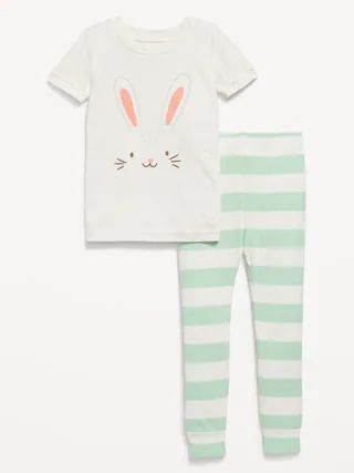 Unisex Snug-Fit Printed Pajama Set for Toddler & Baby | Old Navy (US)