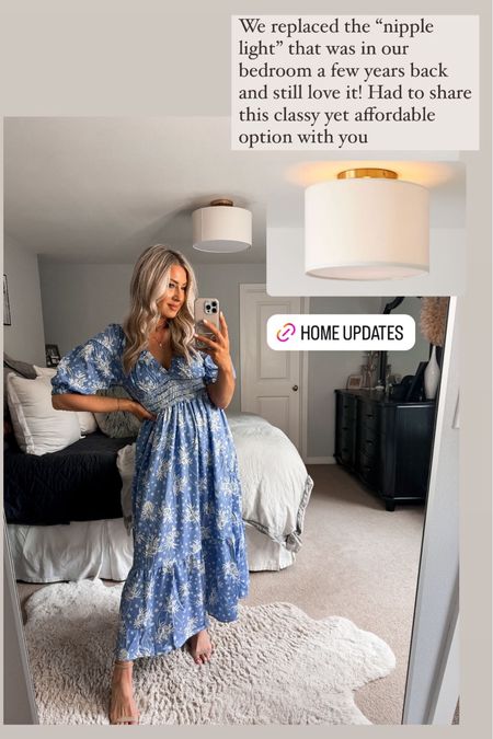 This light is so pretty!! Under $100 and great for bedrooms or any room really. West Elm 
Linked this Amazon dress too 

#LTKHome #LTKFindsUnder100 #LTKOver40