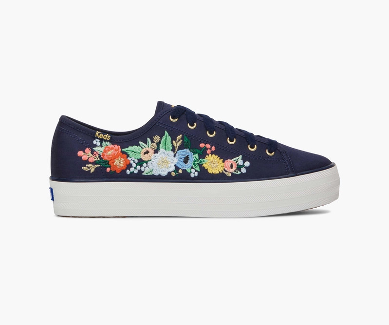 Vintage Blossoms Triple Kick Sneaker | Rifle Paper Co. | Rifle Paper Co.