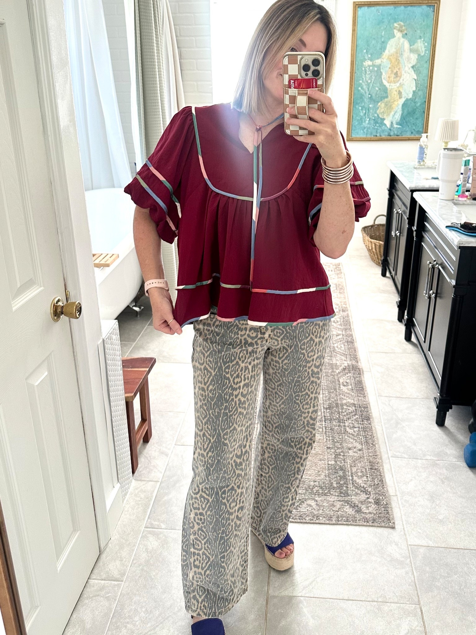 Boutique top from Amazon under $15
Leopard jeans 

#LTKSaleAlert #LTKFindsUnder50 #LTKOver40