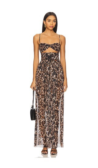 x REVOLVE Malay Maxi Dress in Leopard | Revolve Clothing (Global)