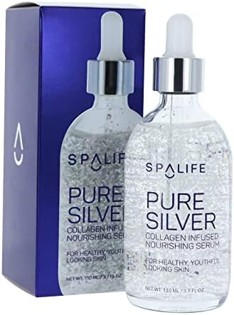 SpaLife Nourishing Anti-Aging Gold & Silver Serums (Nourishing Silver & Collagen) 3.4 fl oz/100mL | Amazon (US)
