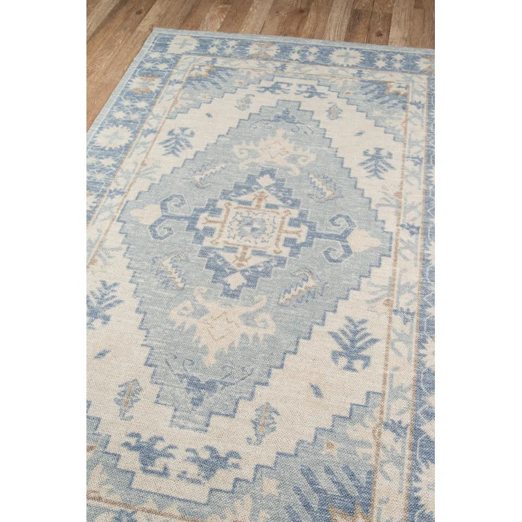 Denya Blue Rug | Wayfair North America