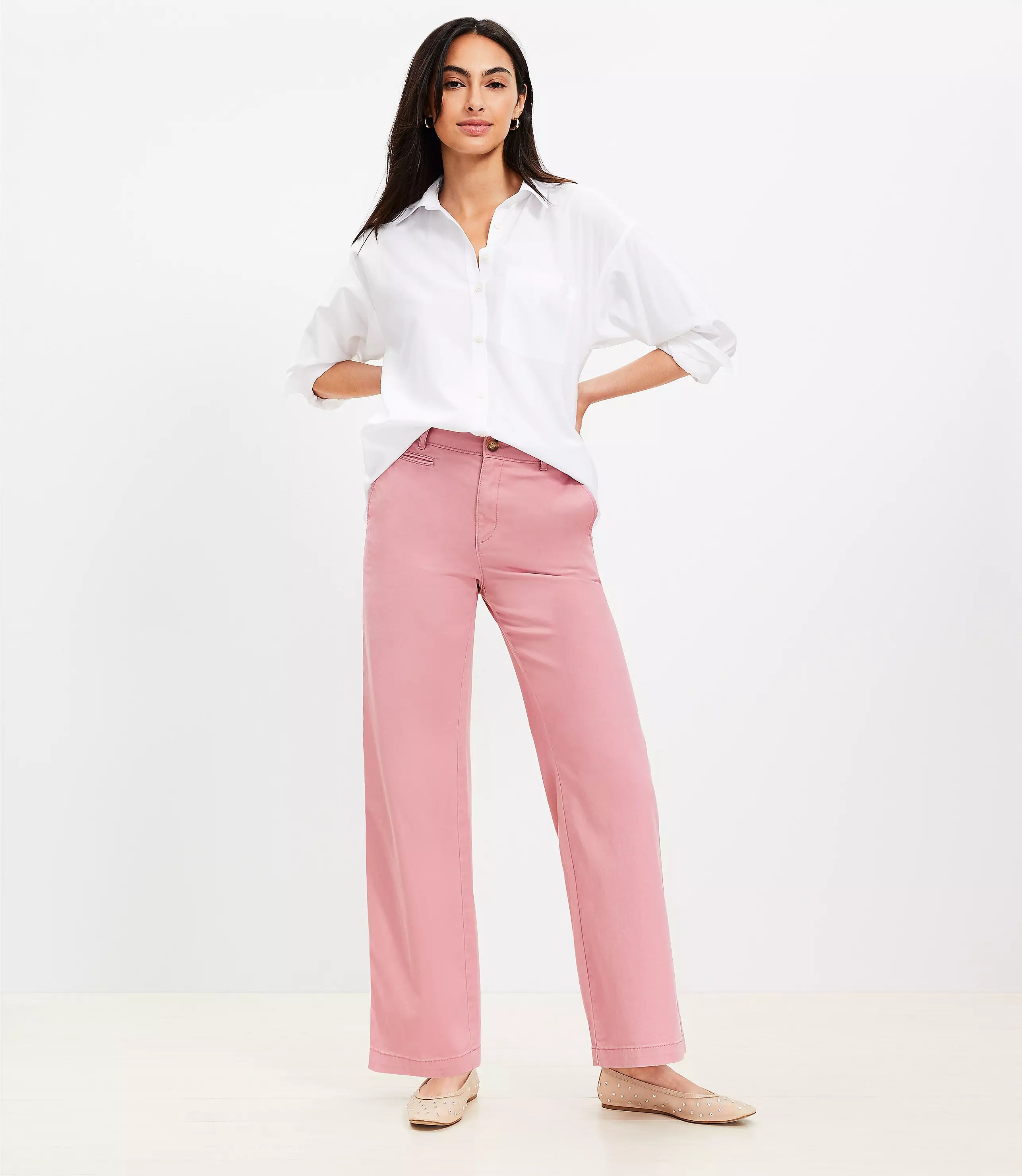 Monroe Wide Leg Pants | LOFT