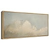 SIGNFORD Extra Large Framed Canvas Print Wall Art Serene Cloudscape with Birds in Flight Illustra... | Amazon (US)