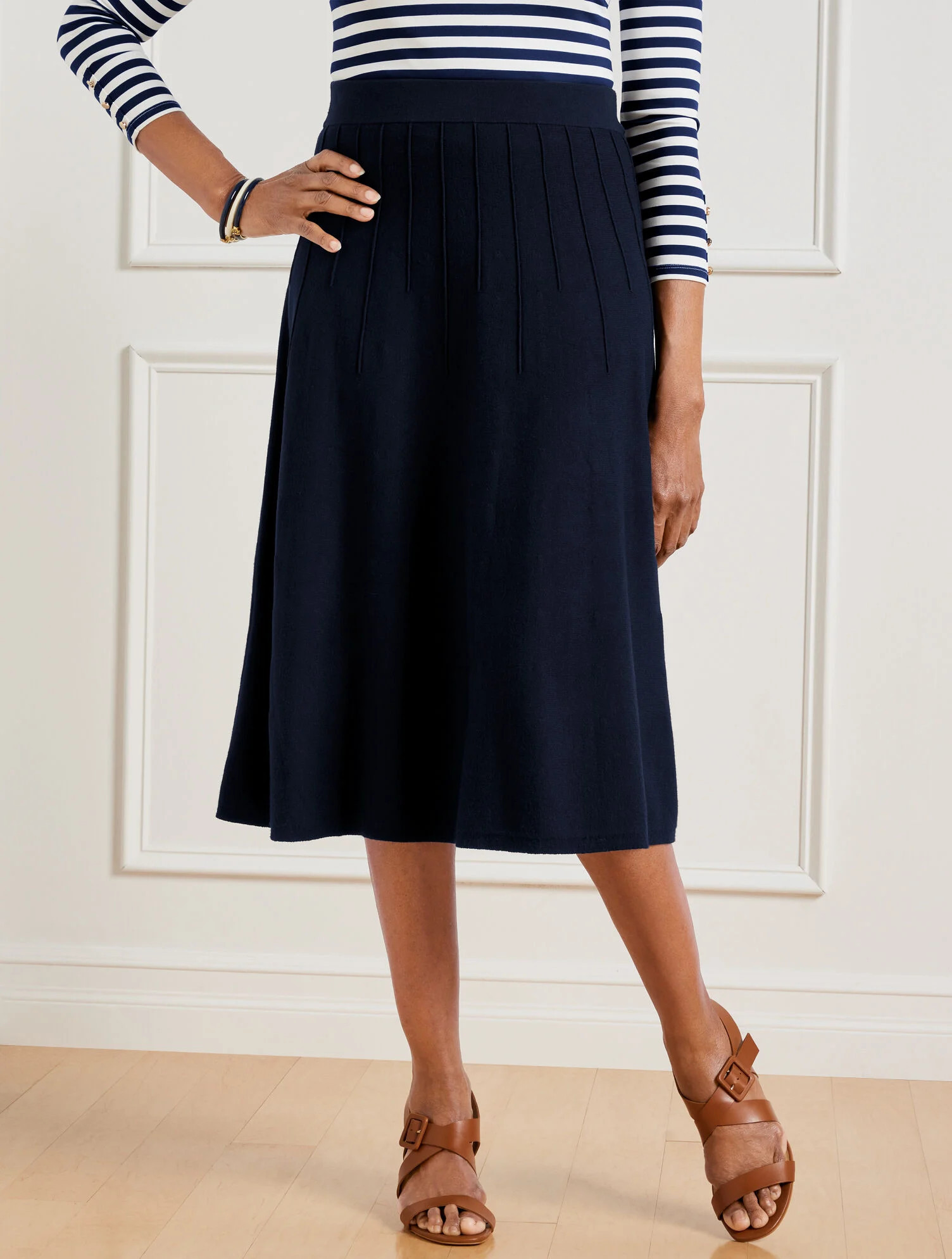 Fit & Flare Sweater Skirt | Talbots