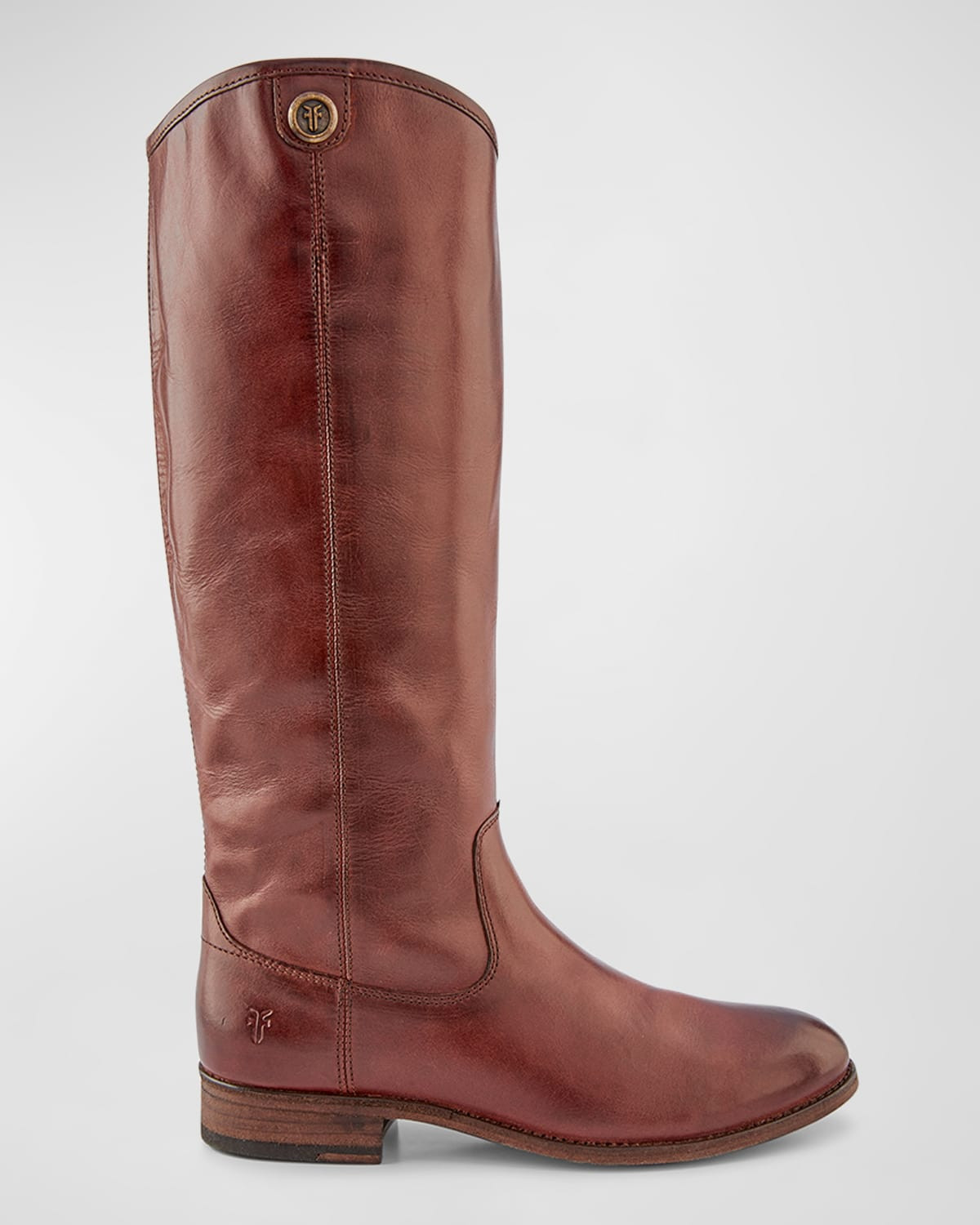 Melissa Button Leather Tall Riding Boots | Neiman Marcus