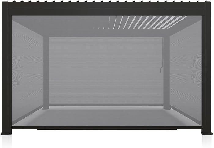 Mirador Accessory - 13Ft Side Adjustable Pull Down Screen for Mirador pergola 111S and 111DA, Enh... | Amazon (US)