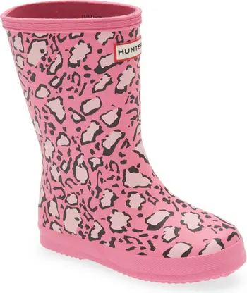 Hunter Kids' First Classic Leopard Print Rain Boot | Nordstrom | Nordstrom Canada