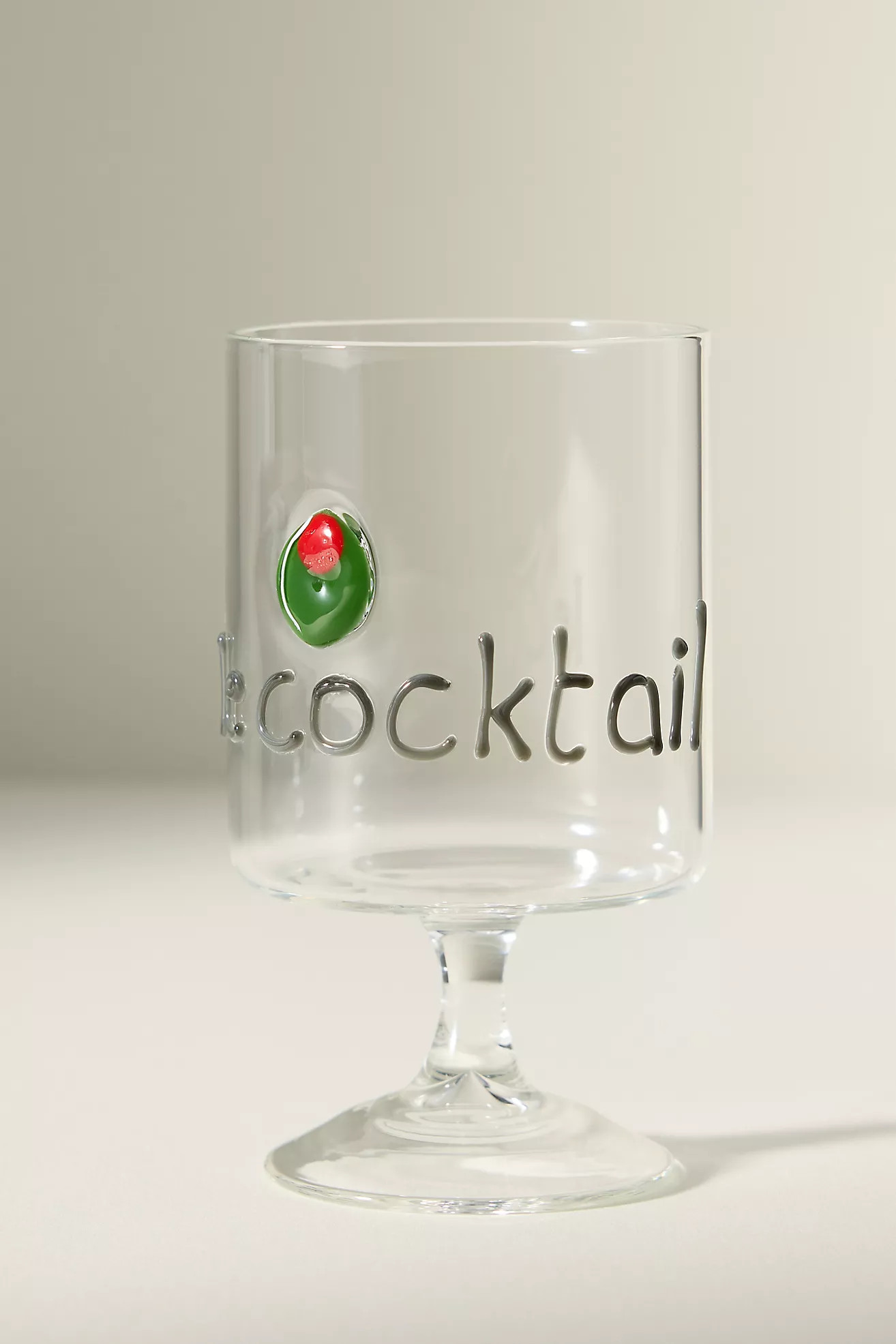 Word Play Wine Glass | Anthropologie (US)